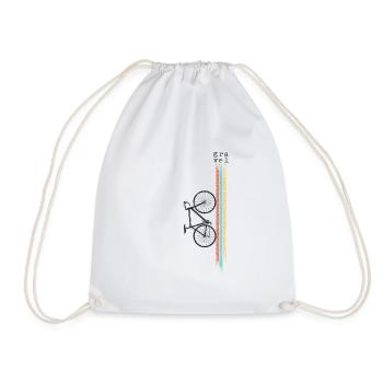 Vélo Gravel pour passionné de cyclisme - Sac de sport léger - blanc - Devant