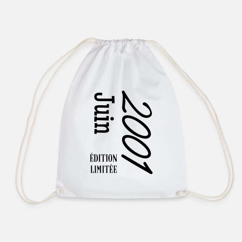 limited edition June 2001 - Drawstring Bag - white