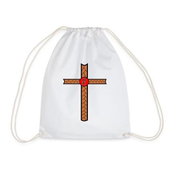 Kreuz PX - Turnbeutel - Weiß - Vorne