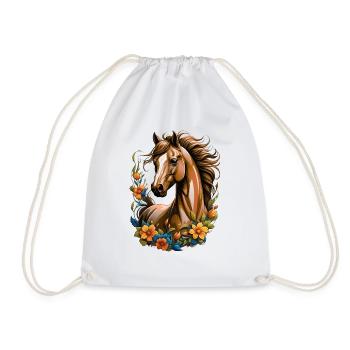 Pony - Turnbeutel - Weiß - Vorne