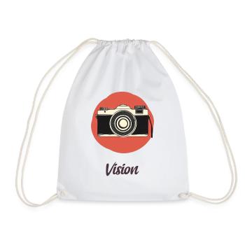 Minimalist Camera Design Simple Modern Gift - Turnbeutel - Weiß - Vorne