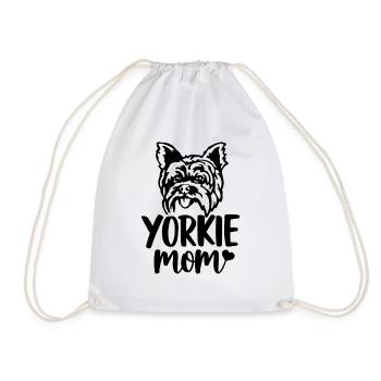 Yorkie mom - Turnbeutel - Weiß - Vorne