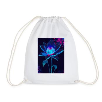 Flourish in the Void - Drawstring Bag - white - Front