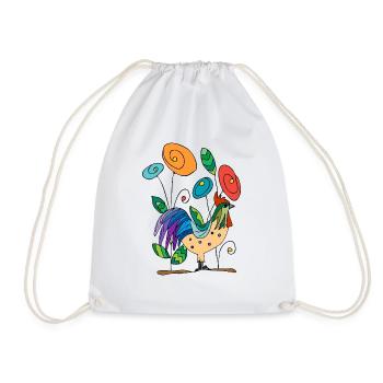 Coq - Sac de sport léger - blanc - Devant