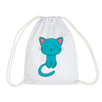 Cute Cat - Turnbeutel - Weiß - Vorne