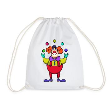 Carnival Carnival Clown - Drawstring Bag - white - Front