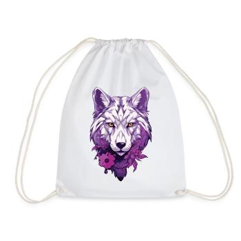 Loup #3 - Sac de sport léger - blanc - Devant