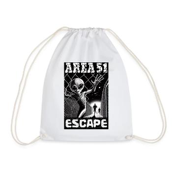 Area51 Alien Escape - Sac de sport léger - blanc - Devant