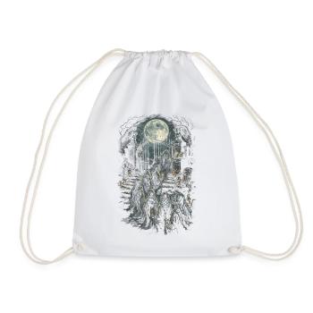 Humour gothique de cimetière - Sac de sport léger - blanc - Devant