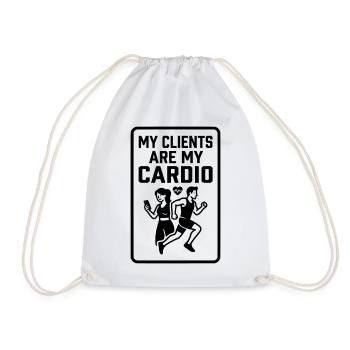 Client Cardio Fitness Coach - Sac de sport léger - blanc - Devant