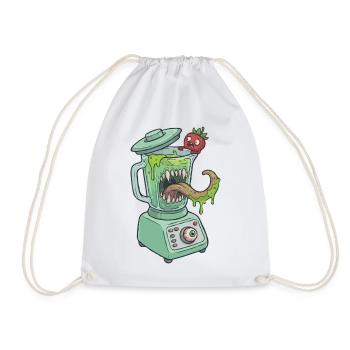 Monster Standmixer - Turnbeutel - Weiß - Vorne