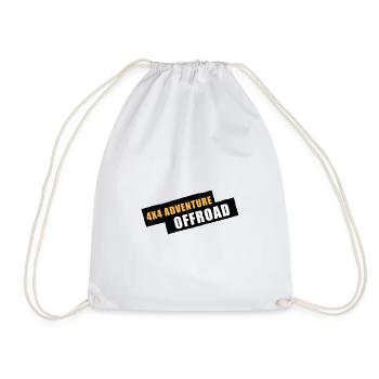 4x4 Adventure Offroad - Drawstring Bag - white - Front