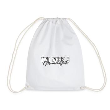 Two wheels move the soul - Drawstring Bag - white - Front
