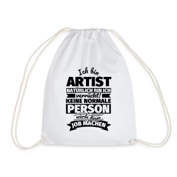 Artist Geschenke - Turnbeutel - Weiß - Vorne