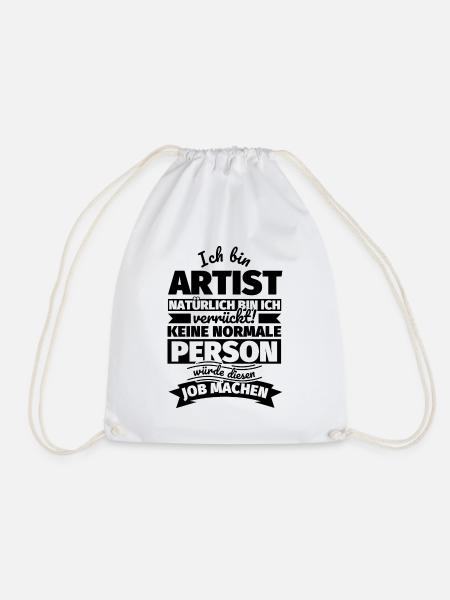 Artist Geschenke - Turnbeutel - Weiß
