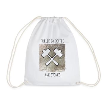 Stonemason Stone Sculptor Saying - Drawstring Bag - white - Front