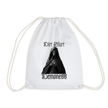 Dirt Blurt original - Demoness - Drawstring Bag - white - Front