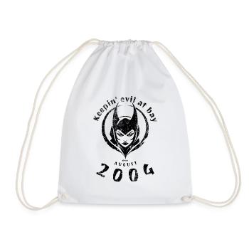 20. Geburtstag Keepin evil at bay since 08/2004 - Drawstring Bag - white - Front