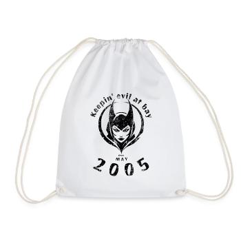 20ème Anniversaire Tenir le mal à distance depuis 05/2005 - Sac de sport léger - blanc - Devant