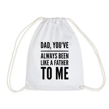 Papa tu as toujours été comme un père pour moi - Sac de sport léger - blanc - Devant