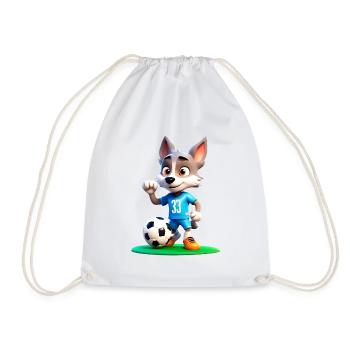 wolf soccer 2 - Sac de sport léger - blanc - Devant
