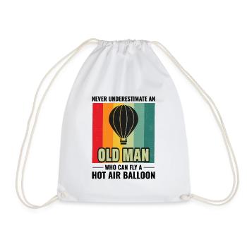 Montgolfière Montgolfière Montgolfière - Sac de sport léger - blanc - Devant