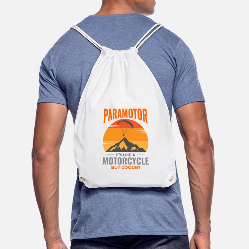 Paramotor Pilot Paramotoring Powered Paraglider Drawstring Bag