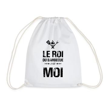 le roi du barbecue c est moi - Sac de sport léger - blanc - Devant