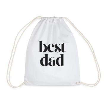 best dad - Turnbeutel - Weiß - Vorne