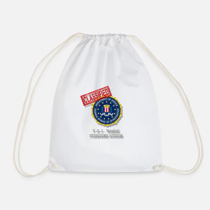 FBI - Turnbeutel - Weiß