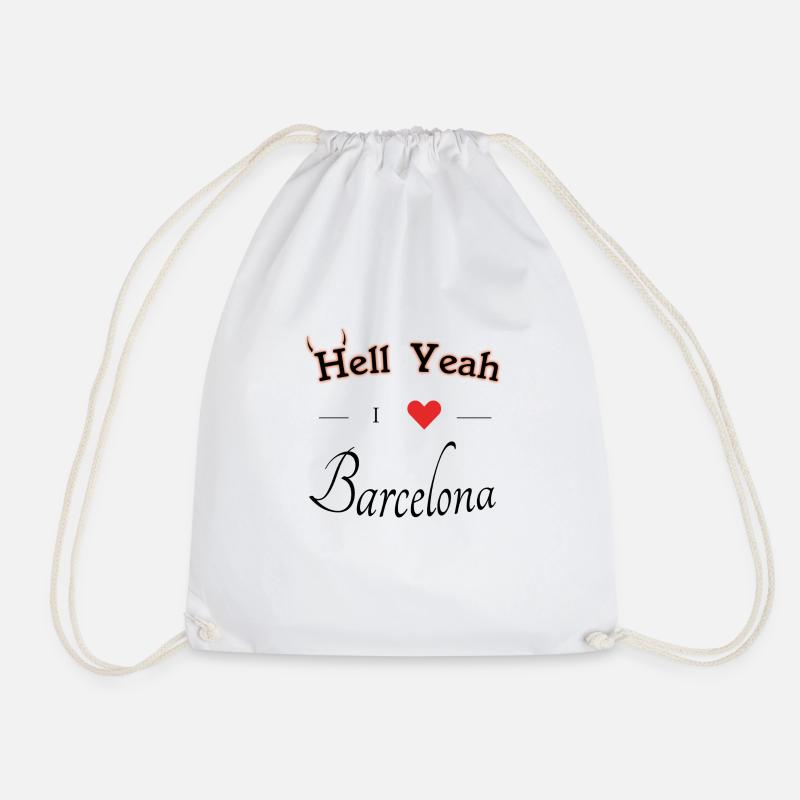 Barcelona - Turnbeutel - Weiß