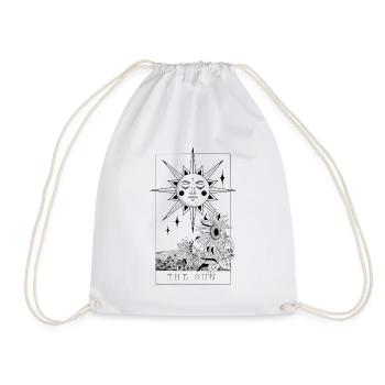 MAGIC | Tarot card The Sun - Drawstring Bag - white - Front