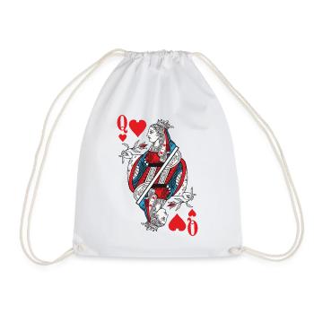 REINE DE COEUR - Sac de sport léger - blanc - Devant