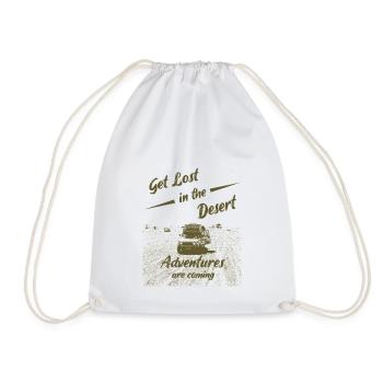 Get lost in the desert - Sac de sport léger - blanc - Devant