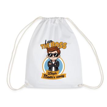 Quand maman est absente - Sac de sport léger - blanc - Devant