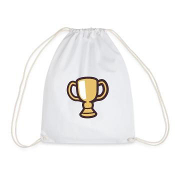Cup - Drawstring Bag - white - Front
