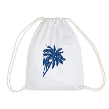 Palme Palm - Turnbeutel - Weiß - Vorne