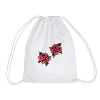 Roses - Sac de sport léger - blanc - Devant