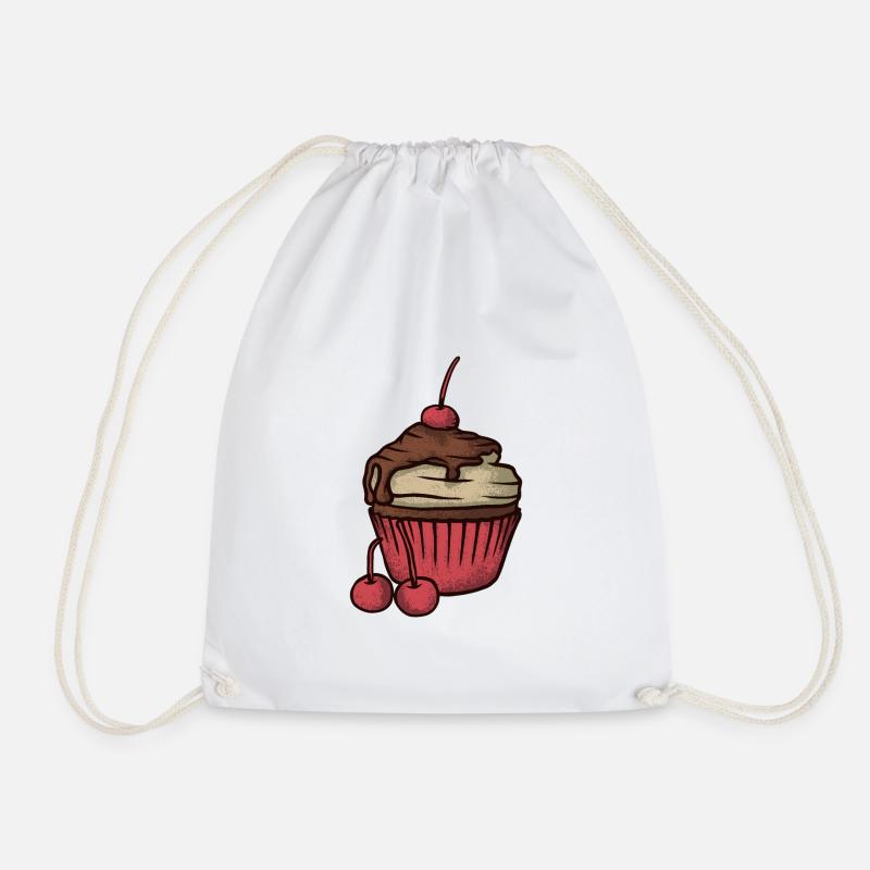 Cupcake - Turnbeutel - Weiß