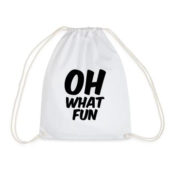 Oh quel plaisir - Sac de sport léger - blanc - Devant