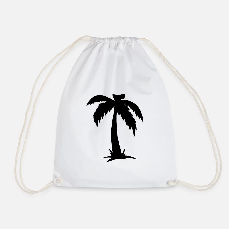 Palme Palm - Drawstring Bag - white