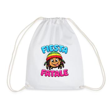 Fiesta Fatale Rasta Cartoon - Sac de sport léger - blanc - Devant