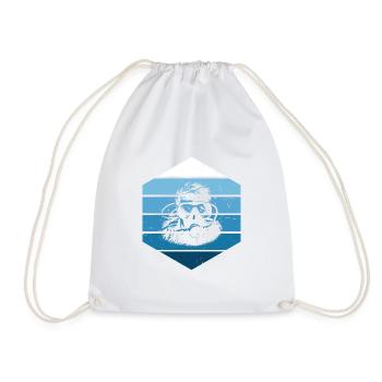 Plongeur Plongeur Scuba Diver Femmes Plongeuse - Sac de sport léger - blanc - Devant