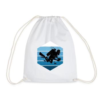 Plongée sous-marine Plongée sous-marine Hommes - Sac de sport léger - blanc - Devant