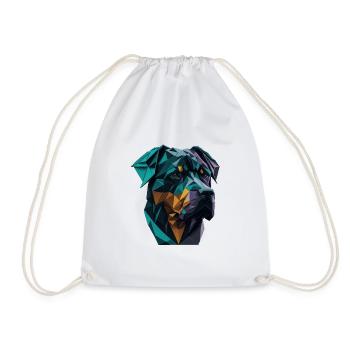 Rottweiler - Drawstring Bag - white - Front