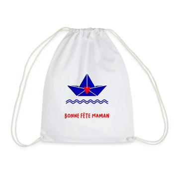 BONNE FÊTE. FÊTE DES MÈRES. FÊTE DES PÈRES. FÊTE - Sac de sport léger - blanc - Devant