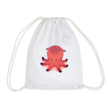 Illustration de poulpe - Sac de sport léger - blanc - Devant