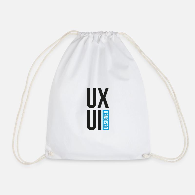 UX UI Designer | Computergrafik Geschenk - Turnbeutel - Weiß