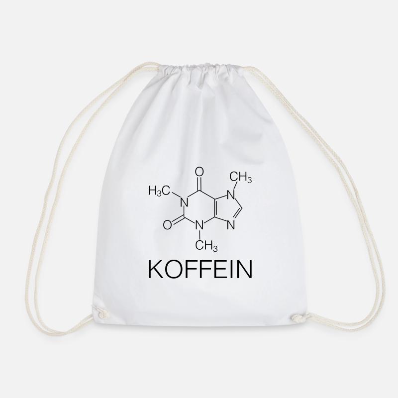 Koffein - Turnbeutel - Weiß