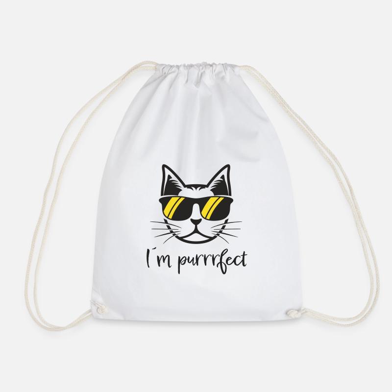 I´m a purrrfect Cat - Turnbeutel - Weiß
